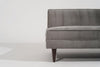 Edward Wormley for Dunbar Loveseat in Grey Velvet, circa 1950s