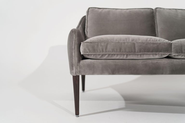 Organic Loveseat on Rosewood Legs by Hans Olsen, Denmark, C. 1960s