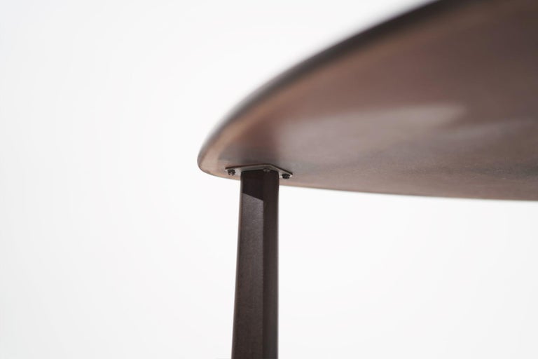 Refined Set of Sculpted Walnut End Tables, C. 1950s