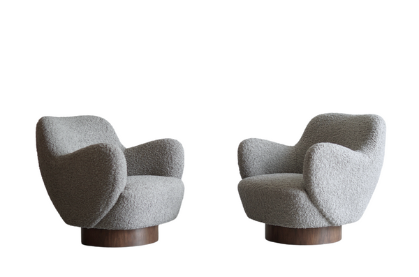 Kagan-Dreyfuss Swivel Chairs, Model 100A, by Vladimir Kagan, C. 1960s