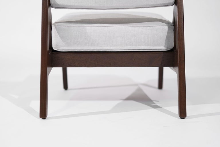 Rare Slipper Chairs by Jens Risom for Risom, Inc. C. 1950s