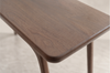 ICO Console Table — Dark Walnut Floor Sample | Ready to Ship