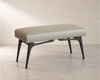 Sculptural ICO Bench Series 36 in Espresso Walnut