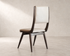 High-Back Parisiano Chair in Espresso Walnut — Floor Sample | Ready to Ship