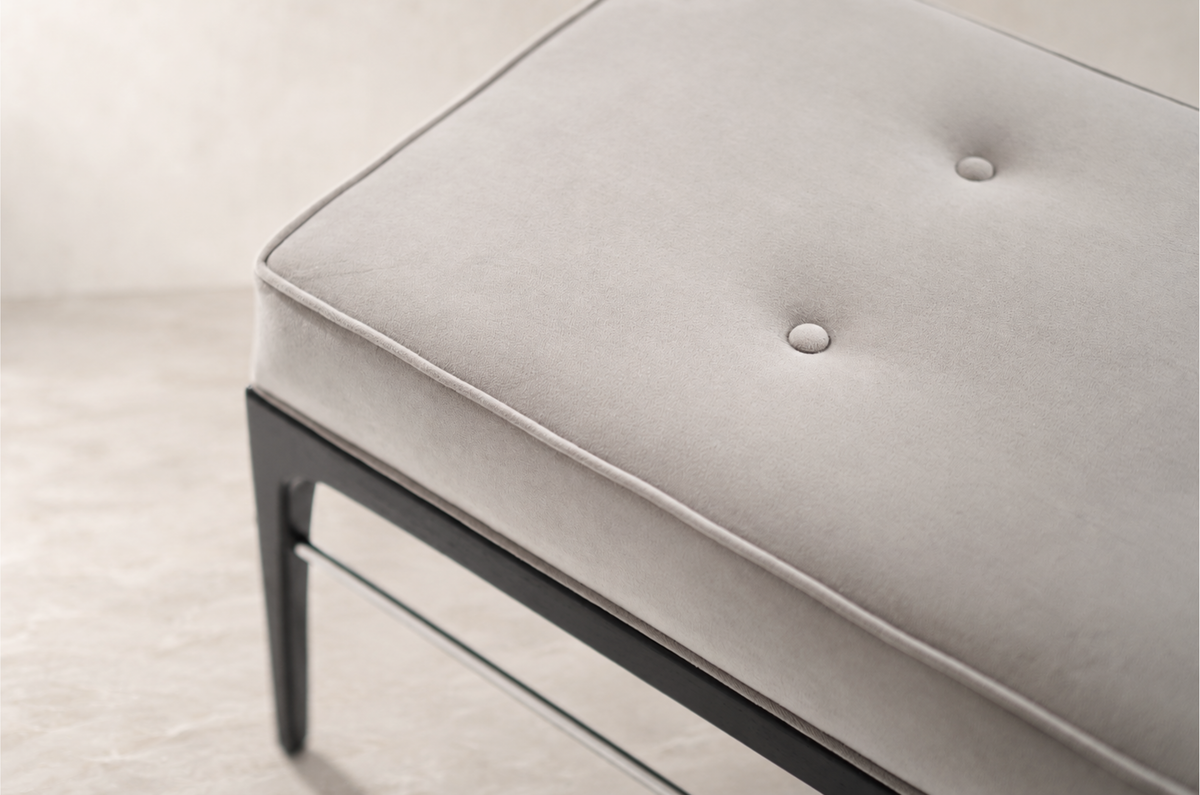 Ebonized Linear Bench — Floor Sample | Ready to Ship