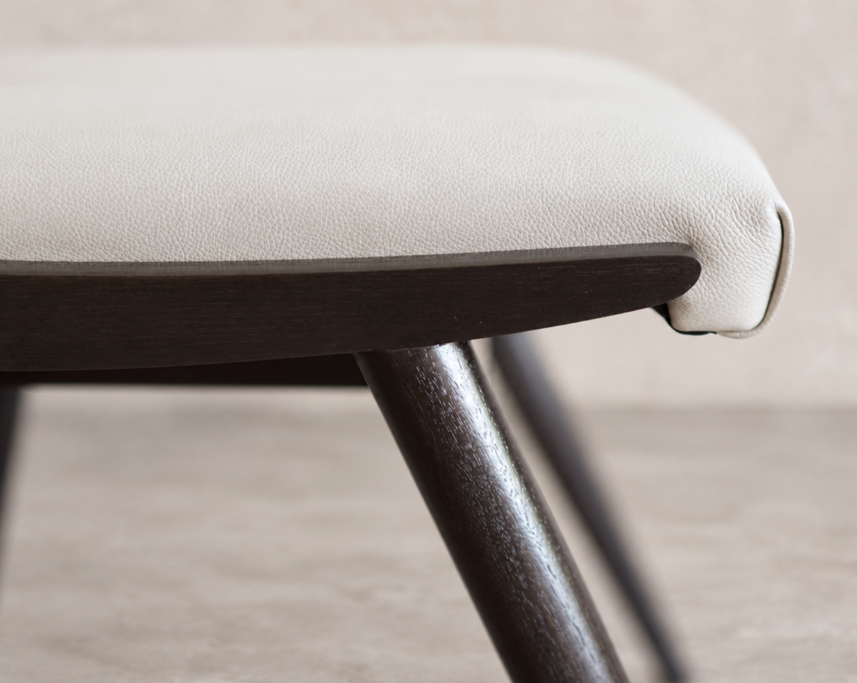 High-Back Parisiano Chair in Espresso Walnut — Floor Sample | Ready to Ship