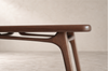 ICO Console Table — Dark Walnut Floor Sample | Ready to Ship