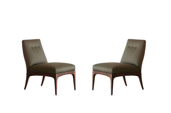 Set of Slipper Chairs by Erwin Lambeth, C. 1950s