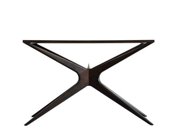 Gazelle Console Table in Espresso Walnut Series 48