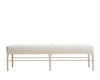 Linear Bench in White Oak Series 60