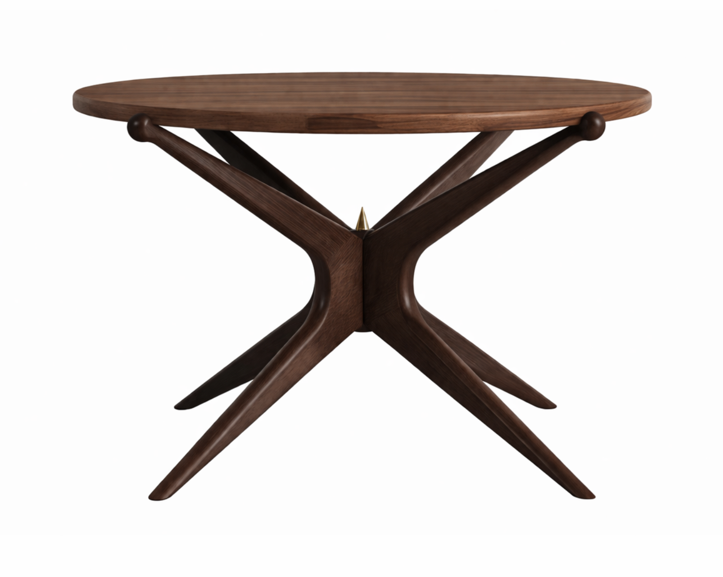 Gazelle End Table in Natural Walnut Petite