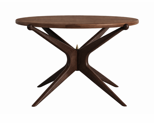 Gazelle End Table in Natural Walnut Petite