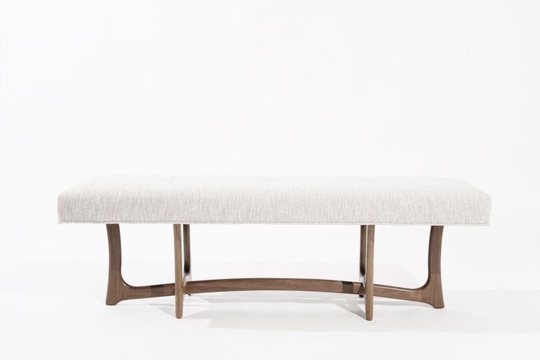 Forma Bench in Natural Walnut