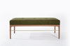 Linear Bench in Natural Walnut Series 48 by Stamford Modern