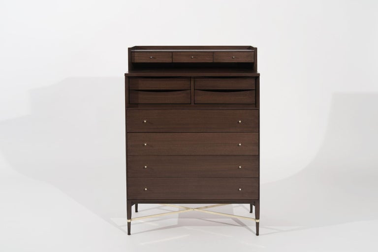 Paul McCobb Gentleman's Chest of Drawers in Mahogany, circa 1950s