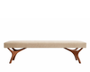 Crescent Bench Series 72 in Special Walnut