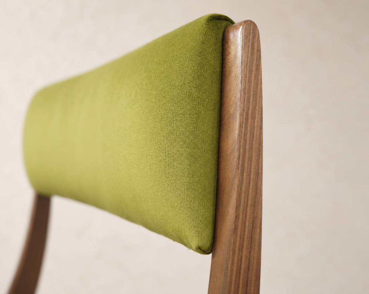 Low Back Parisiano Dining Chair in Natural Walnut