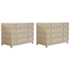 Stacked Dressers in Limed Oak