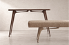 ICO Console Table — Dark Walnut Floor Sample | Ready to Ship