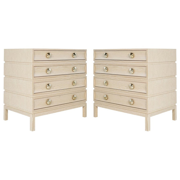 Stacked Chests of Drawers in Limed Oak