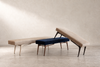 Sculptural ICO Bench Series 72 in White Oak