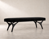 Crescent Bench Series 60 in Blackout Oak