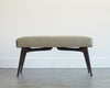 Sculptural ICO Bench Series 36 in Espresso Walnut