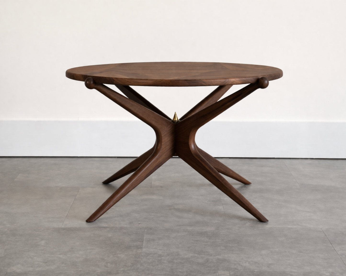 Gazelle End Table in Natural Walnut Petite