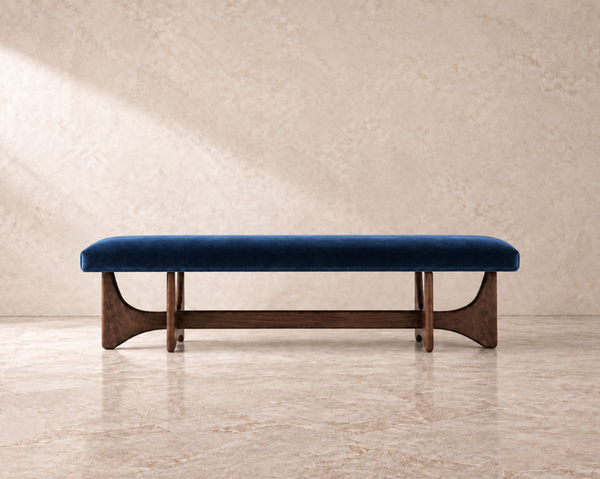 Artisanal Bench Series 72 in Dark Walnut