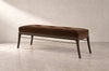 Sabre Leg Bench Series 60 in Dark Walnut