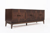 Mid-Century Modern Low Profile Credenza in Walnut, circa 1950s
