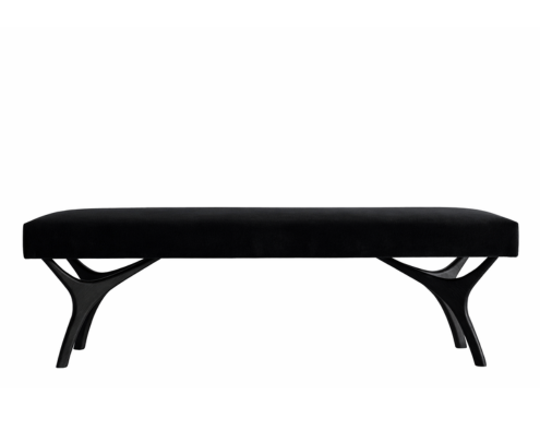 Crescent Bench Series 60 in Blackout Oak
