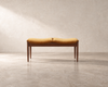 Wave II Bench — Dark Walnut Floor Sample | Ready to Ship