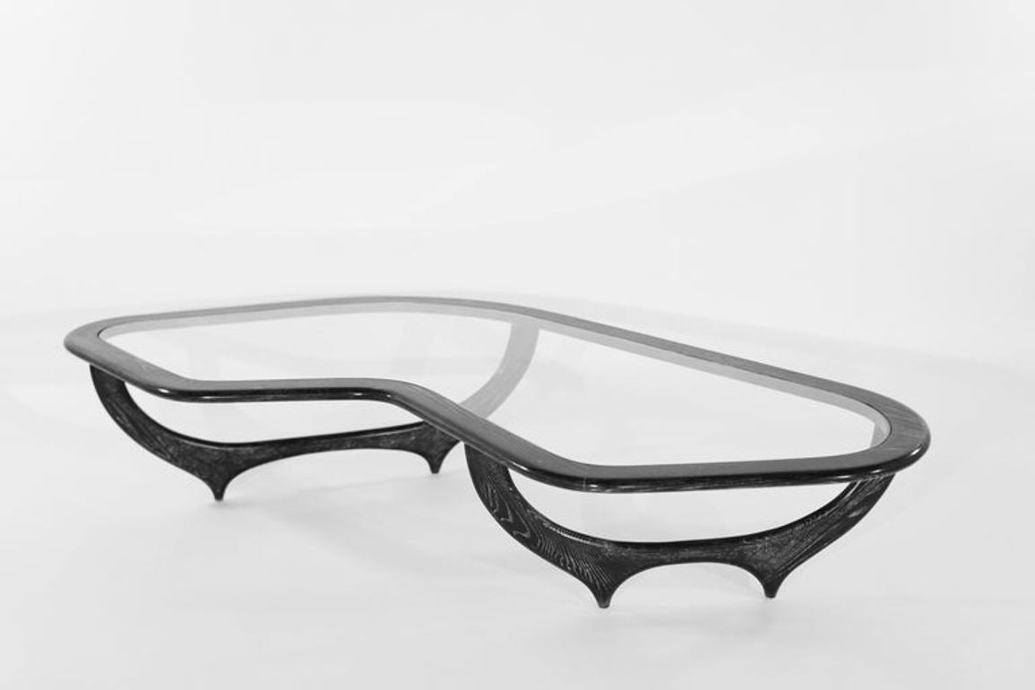 Contour Coffee Table in Black Ceruse