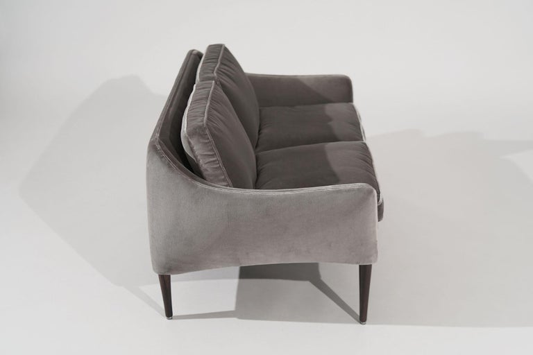 Organic Loveseat on Rosewood Legs by Hans Olsen, Denmark, C. 1960s