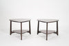 Refined Set of Sculpted Walnut End Tables, C. 1950s