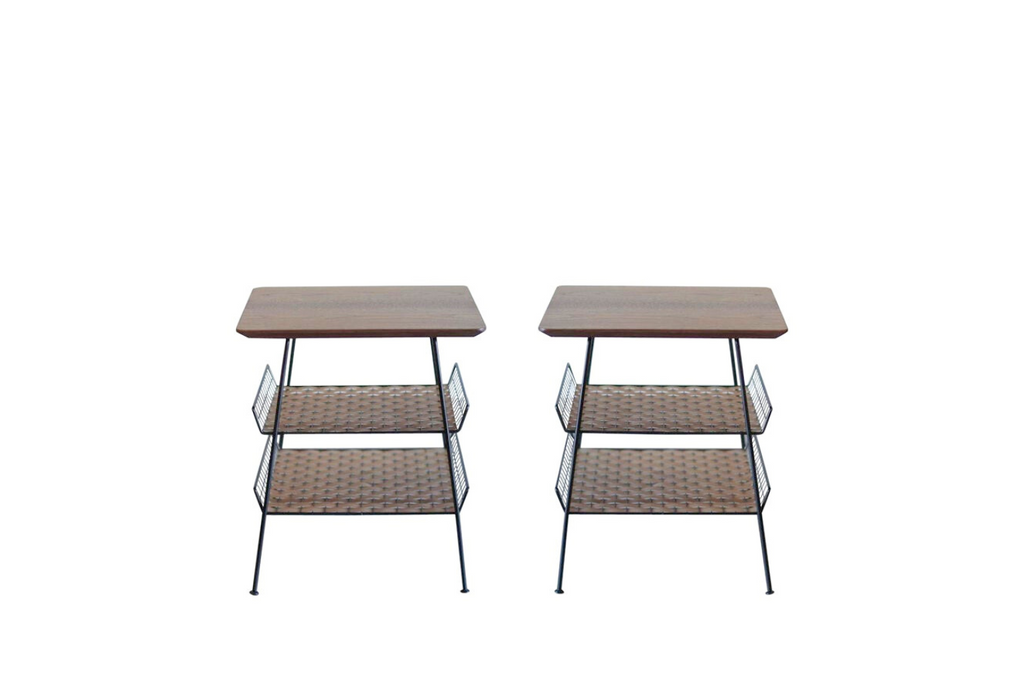 Industrial Set of End Tables by Tony Paul, C. 1960s