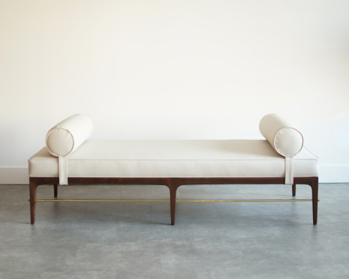 Linear Daybed – Double Bolster in Special Walnut Series 72