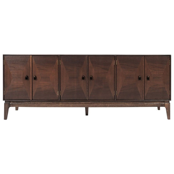 Mid-Century Modern Low Profile Credenza in Walnut, circa 1950s