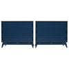 Royal Blue MCM Chests of Drawers, C. 1950s