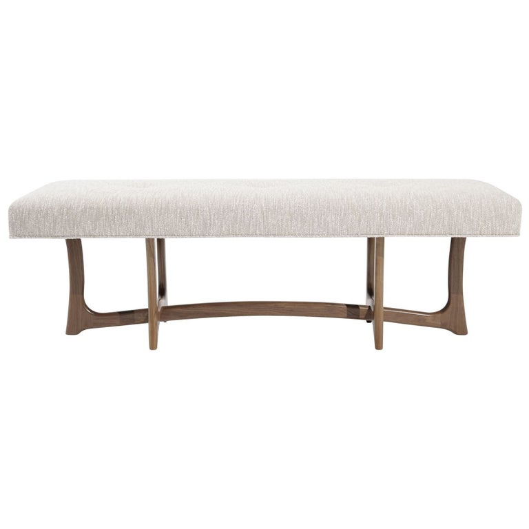 Forma Bench in Natural Walnut