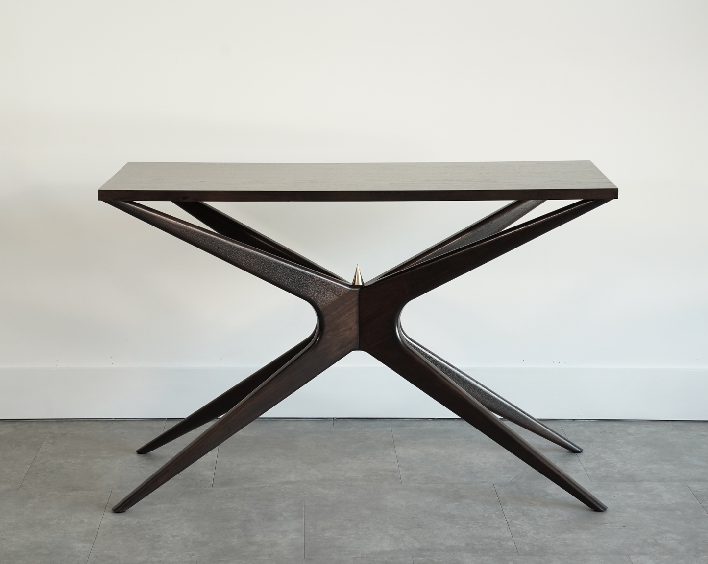 Gazelle Console Table in Espresso Walnut Series 48