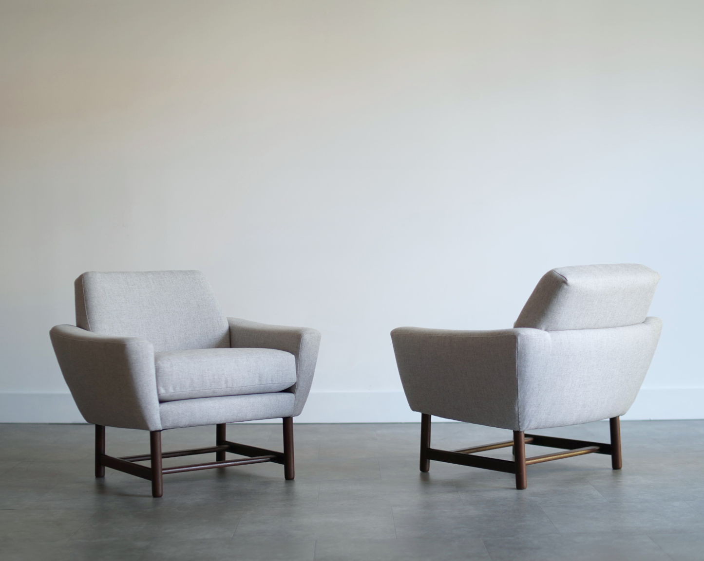 Set of 1960s Fredrik Kayser Modern Modern Lounge Chairs, Model 880