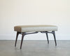 Sculptural ICO Bench Series 36 in Espresso Walnut