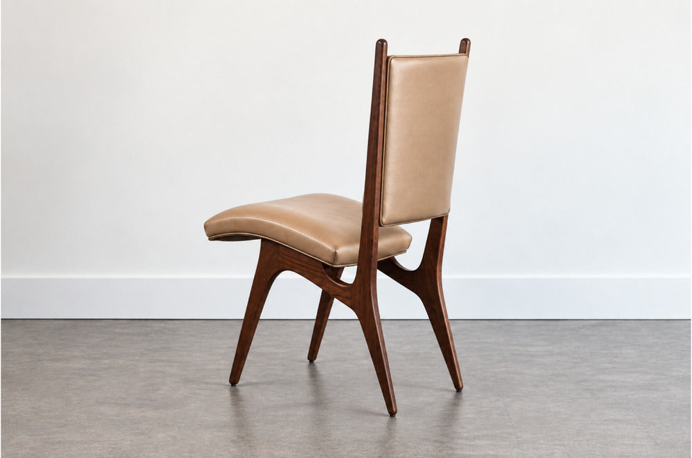 Set of Six Vladimir Kagan Sculpted Sling Dining Chairs, Model VK 101