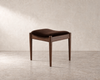 Wave Stool — Espresso Walnut Floor Sample | Ready to Ship