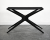 Gazelle Console Table in Blackout Oak Series 48