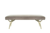 Crescent Bench Series 60 in Polished Brass