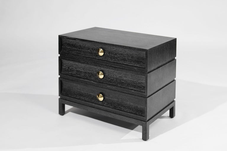 Stacked Nightstands in Black Ceruse
