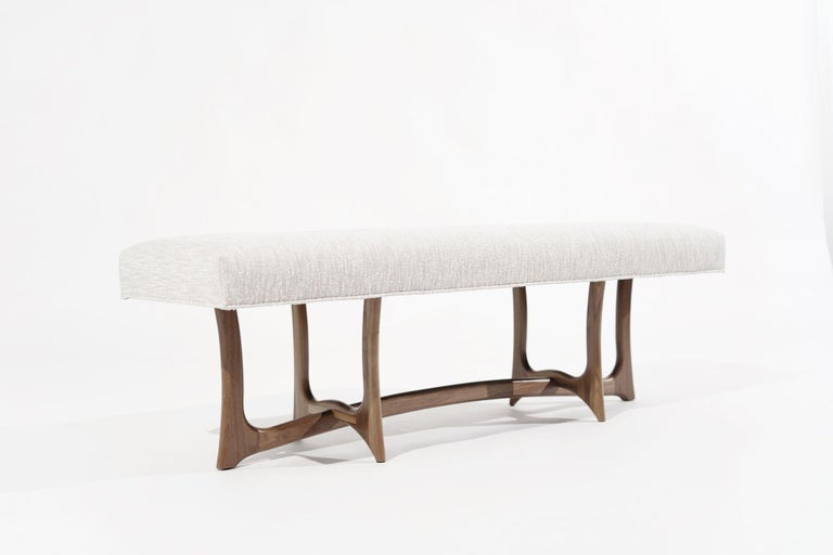 Forma Bench in Natural Walnut